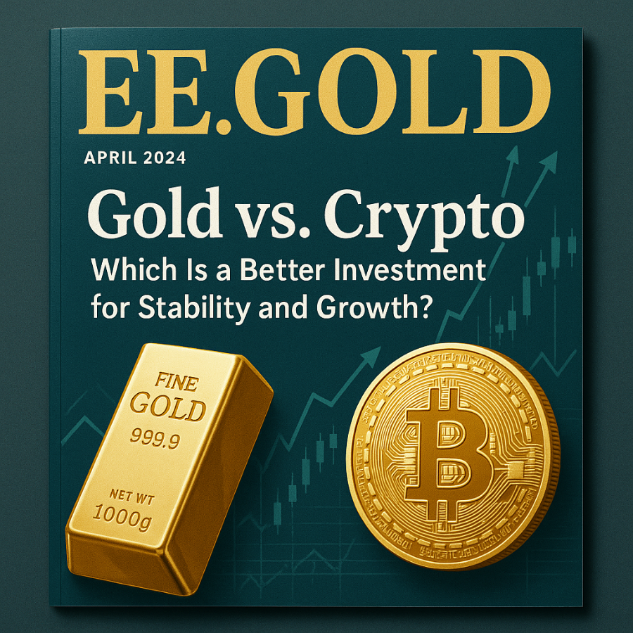 Gold vs. Crypto: Which Is a Better Investment for Stability and Growth?